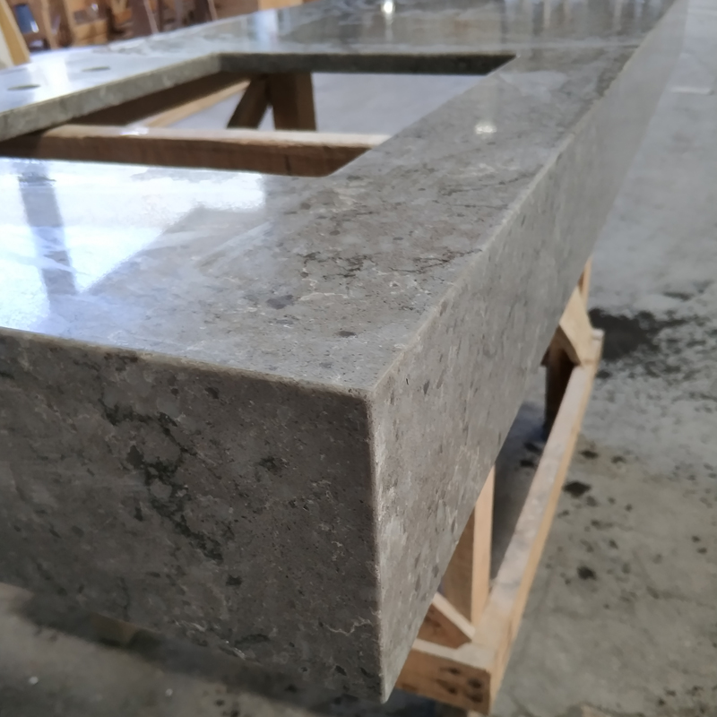 Marble vein quartz countertop